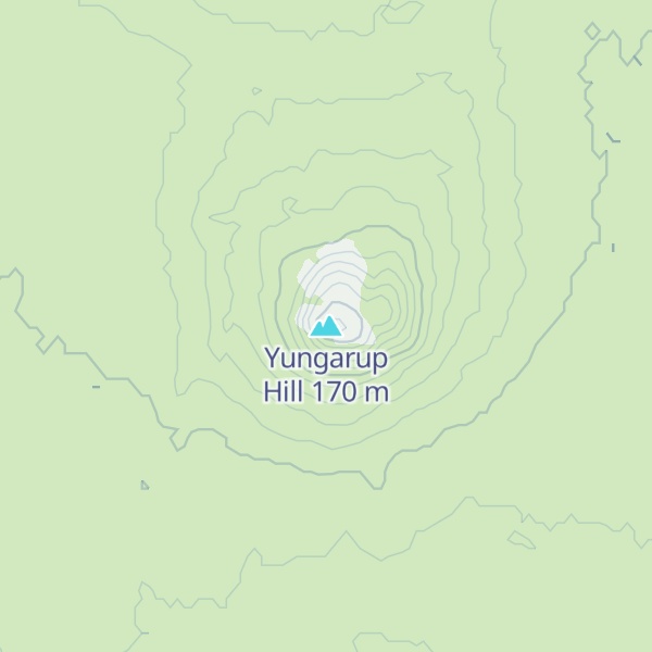 Map of Yungarup Hill