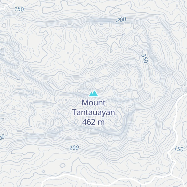 Map of Mount Tantauayan