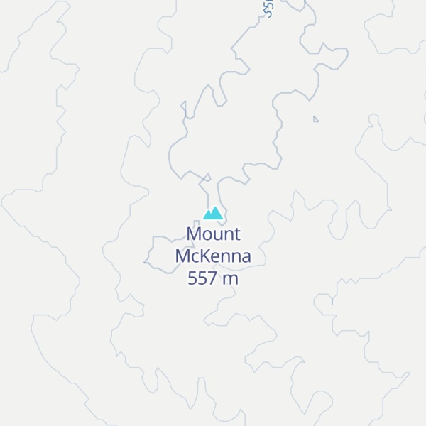 Map of Mount McKenna