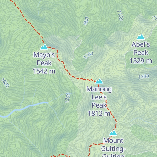 Map of Camelback Ridge