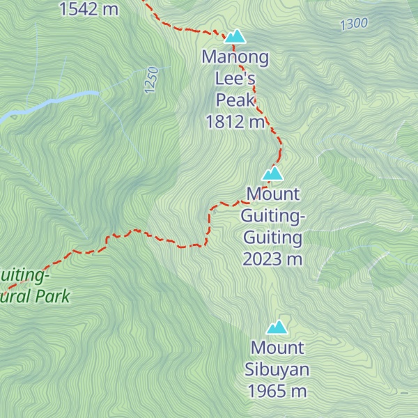 Map of Remvaldely Peak
