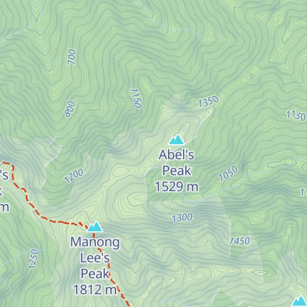 Map of Kit's Peak