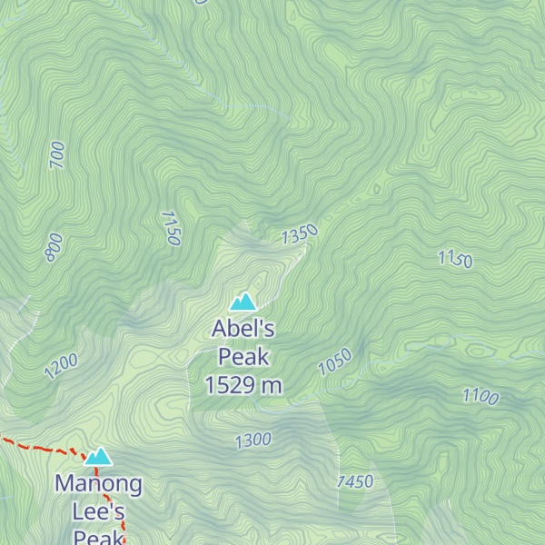 Map of Lorna's Peak