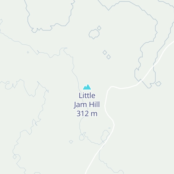 Map of Little Jam Hill