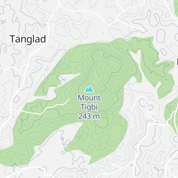 Map of Mount Tigbi