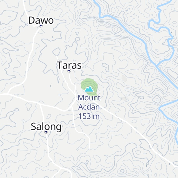 Map of Mount Acdan
