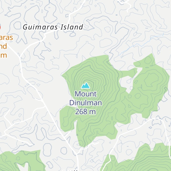 Map of Mount Dinulman