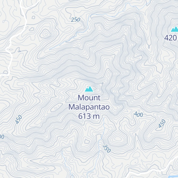Map of Mount Malapantao
