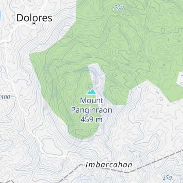 Map of Mount Panginraon