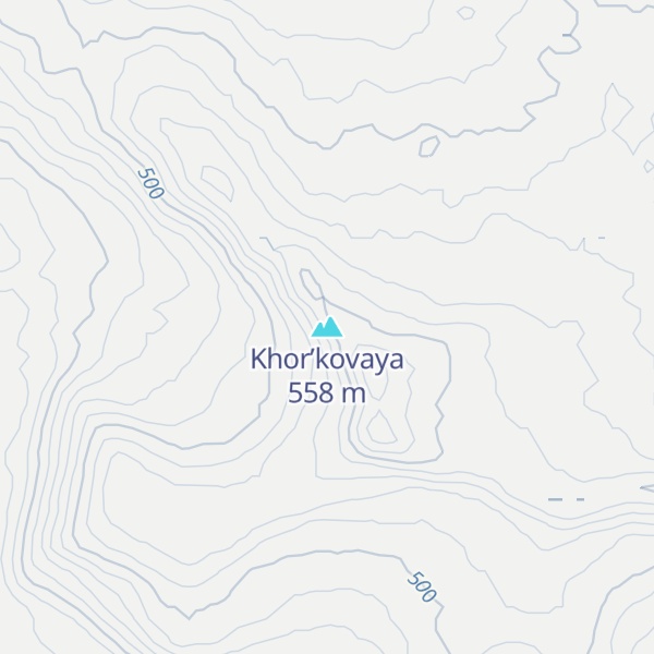 Map of Khor’kovaya
