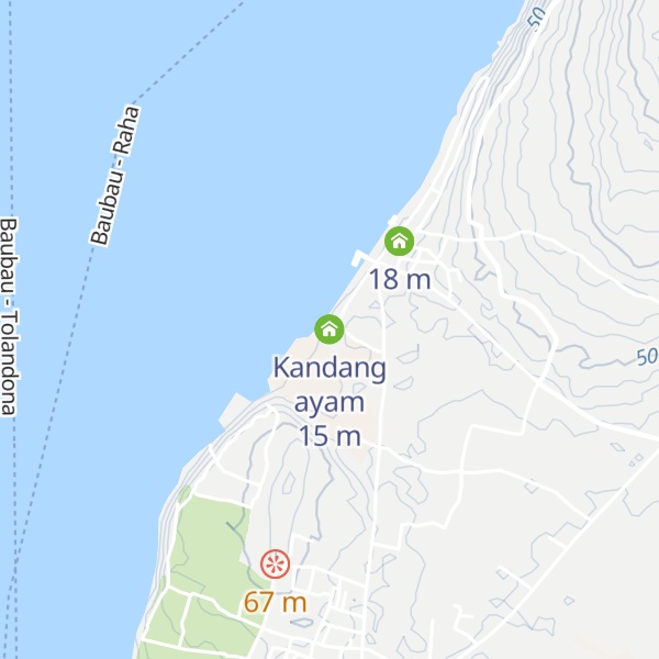Map of Kandang ayam