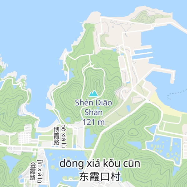 Map of Shén Diāo Shān