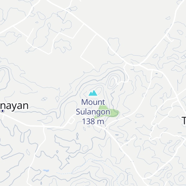 Map of Mount Sulangon