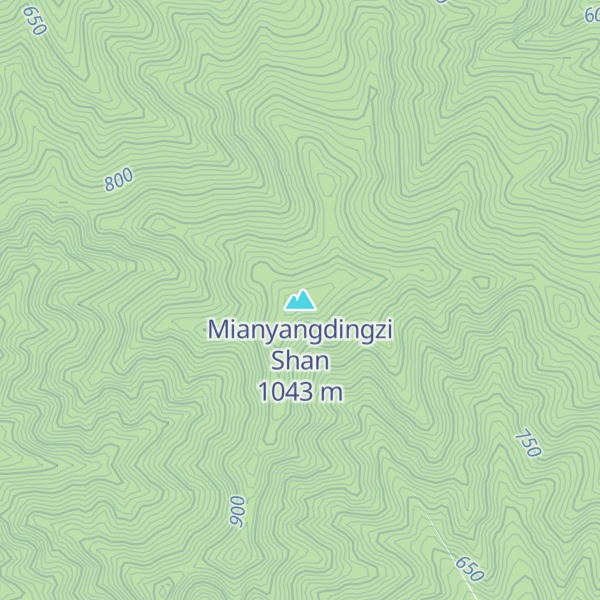 Map of Mianyangdingzi Shan