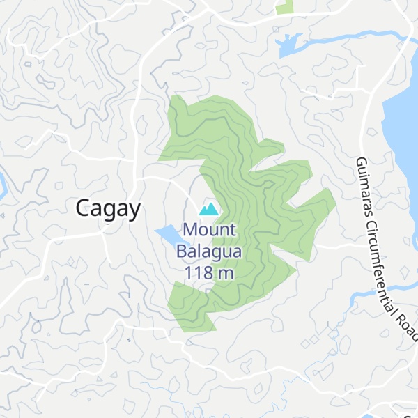 Map of Mount Balagua