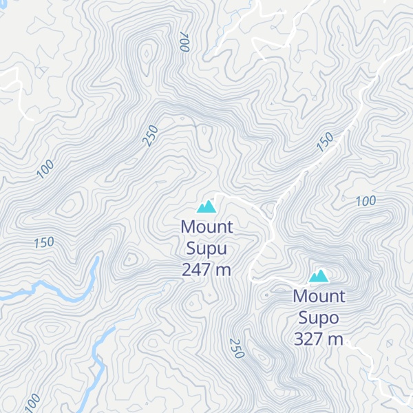 Map of Mount Supu