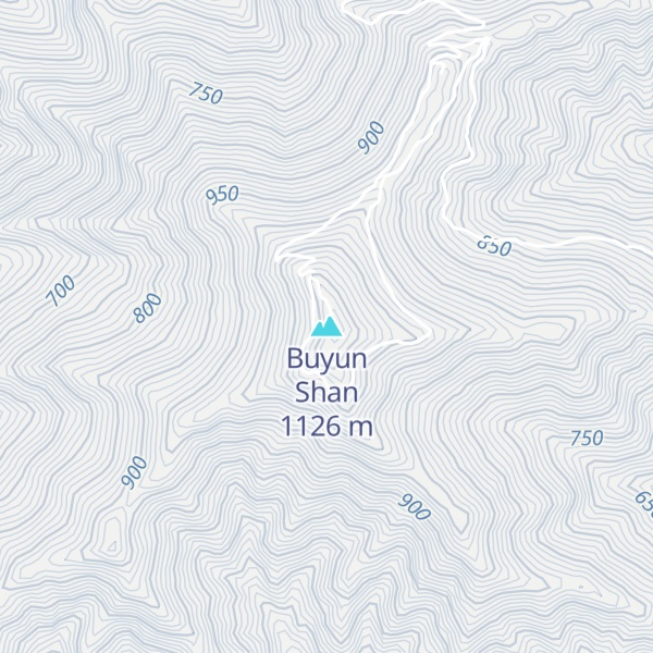 Map of Buyun Shan