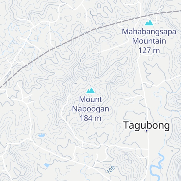 Map of Mount Naboogan