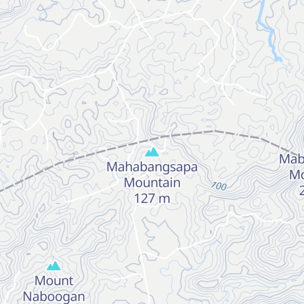Map of Mahabangsapa Mountain
