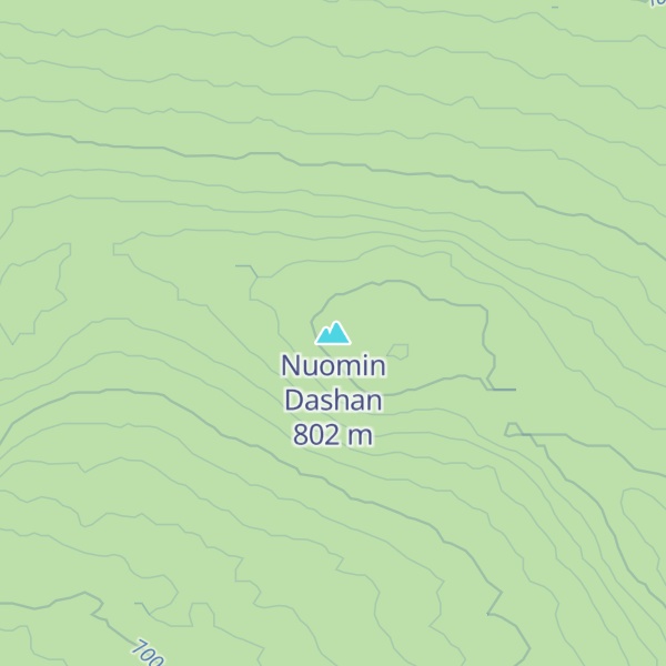 Map of Nuomin Dashan