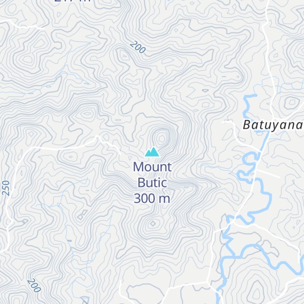 Map of Mount Butic