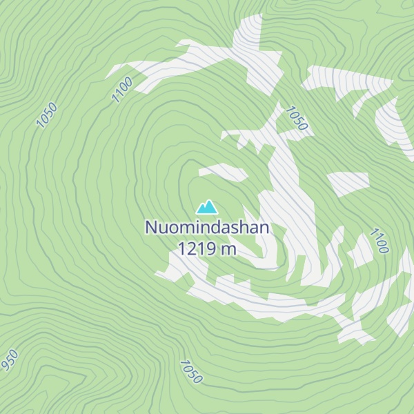 Map of Nuomindashan