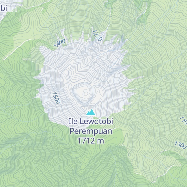 Map of Ili Lewotobi Perempuan