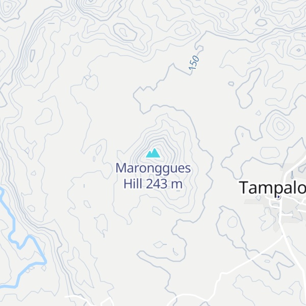Map of Maronggues Hill