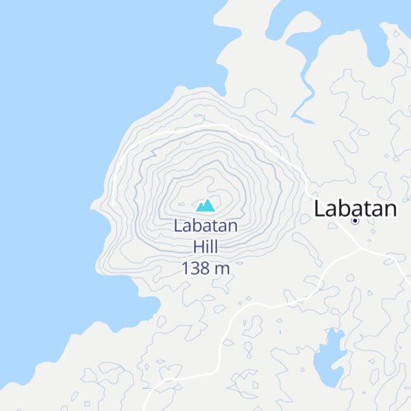 Map of Labatan Hill