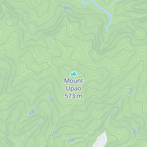 Map of Mount Upao