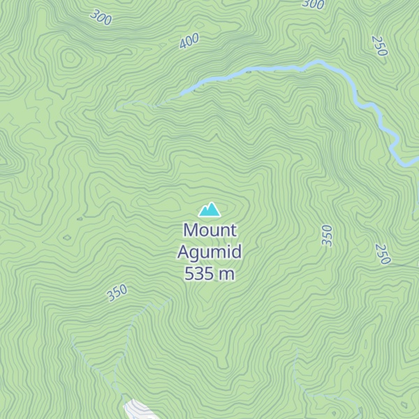 Map of Mount Agumid