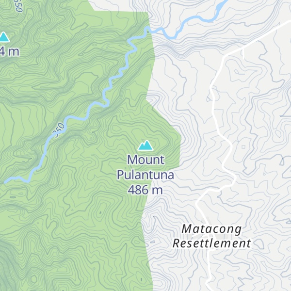 Map of Mount Pulantuna