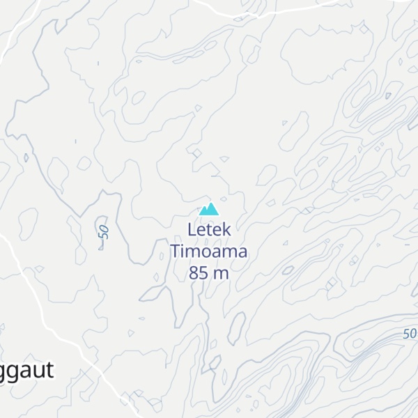 Map of Letek Timoama