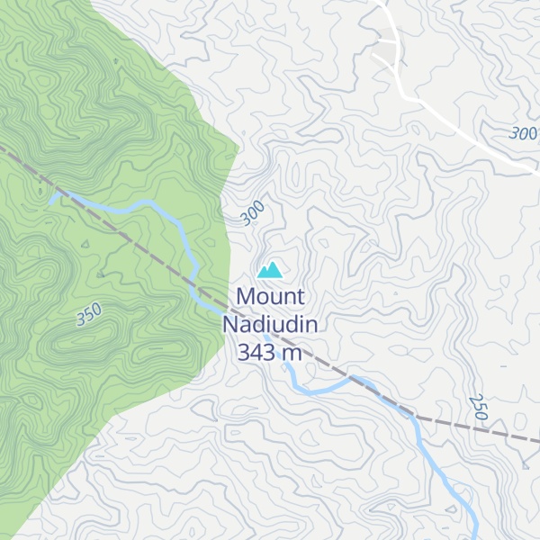 Map of Mount Nadiudin