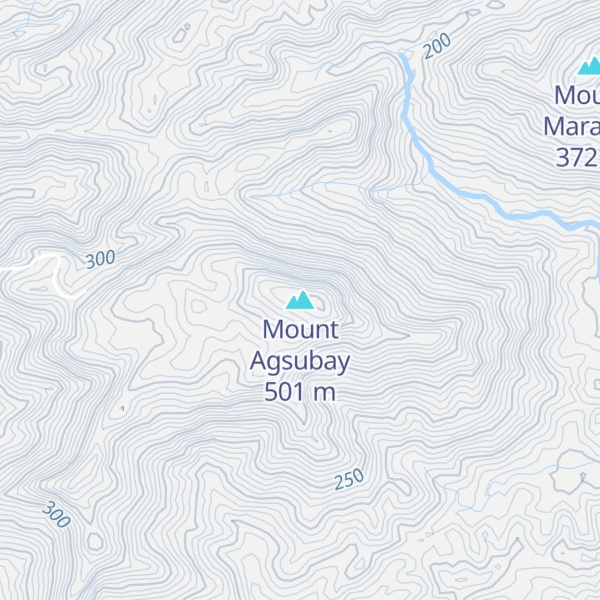 Map of Mount Agsubay