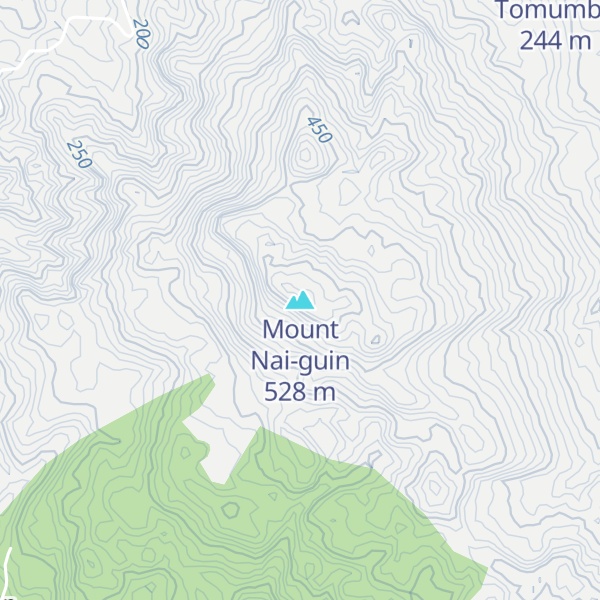 Map of Mount Nai-guin