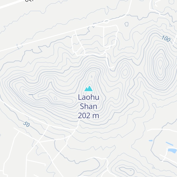 Map of Laohu Shan