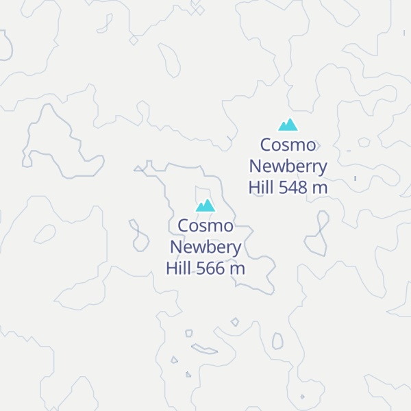 Map of Cosmo Newbery Hill