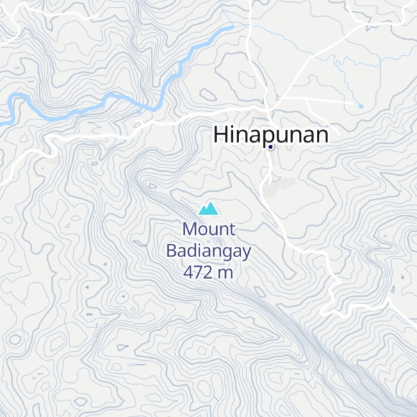 Map of Mount Badiangay