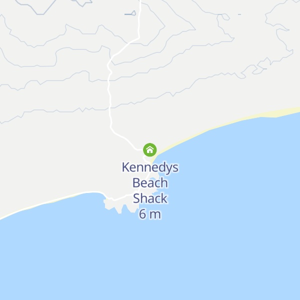 Map of Kennedys Beach Shack