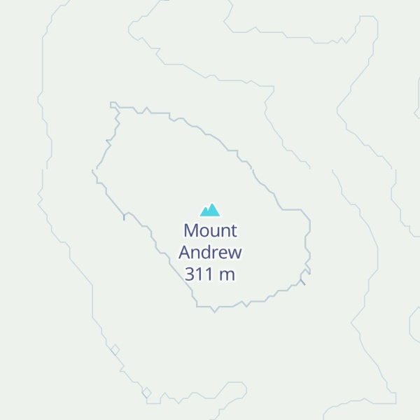 Map of Mount Andrew