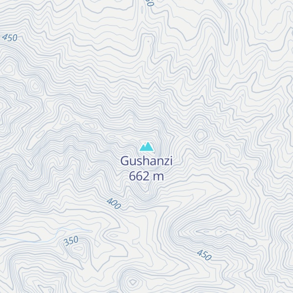 Map of Gushanzi