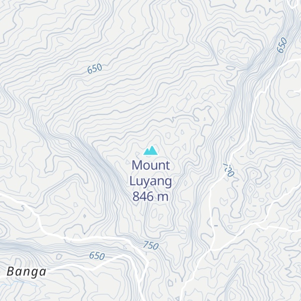 Map of Mount Luyang