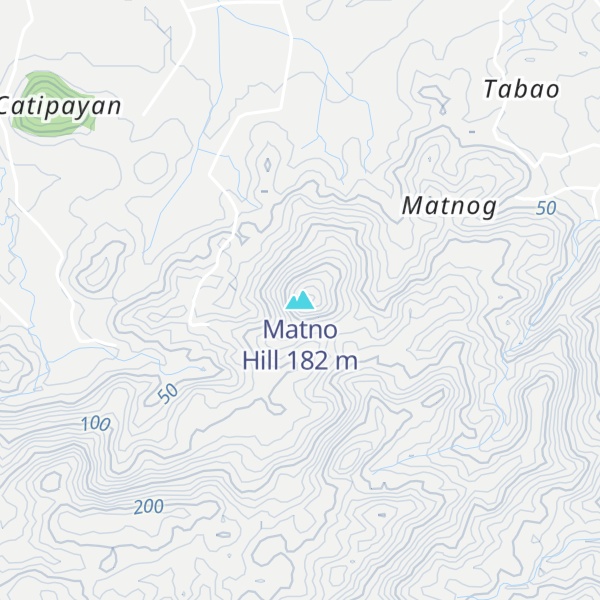 Map of Matno Hill