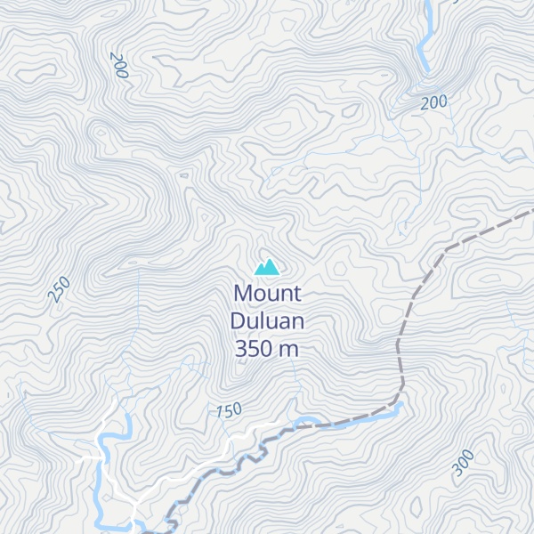 Map of Mount Duluan