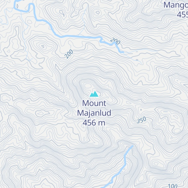 Map of Mount Majanlud