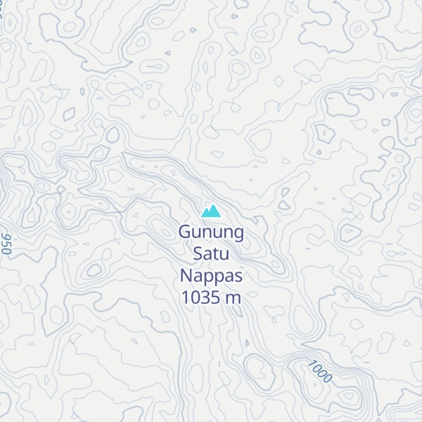 Map of Gunung Satu Nappas