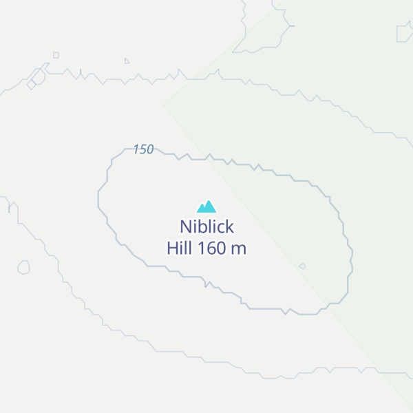 Map of Niblick Hill