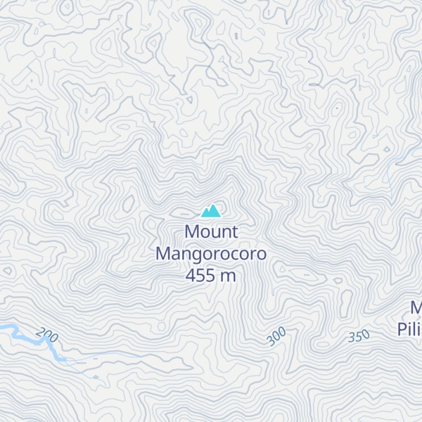 Map of Mount Mangorocoro