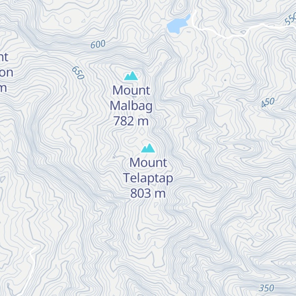 Map of Mount Telaptap